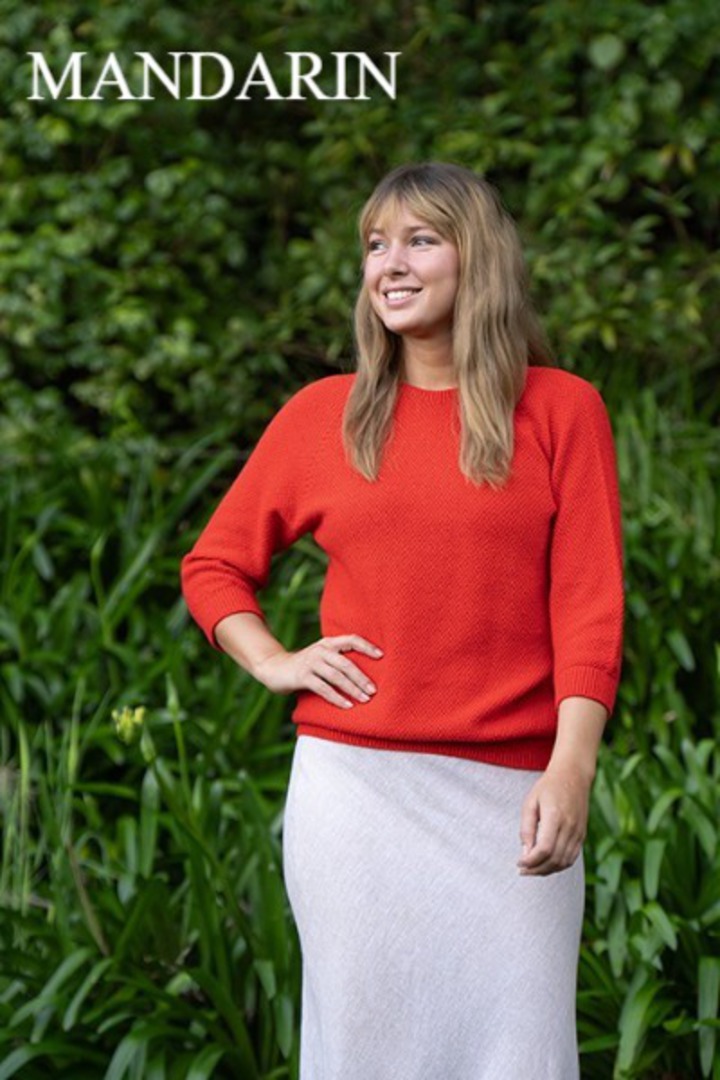 Lothlorian Cotton/Merino Penny Textured Jumper image 1